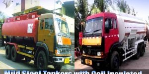 Mild Steel Tankers with Coil Insulated