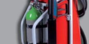 Trolley Mounted Fire Extinguisher