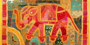 Embroidered Pillow Cover