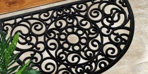 Wrought Iron Rubber Mat