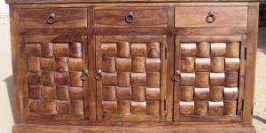 Wooden Niwar Sideboard