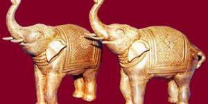 Wooden Elephant Statue