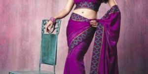 Jacquard Crepe Saree