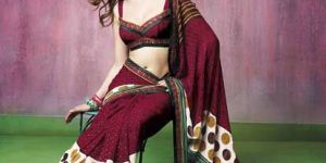 Faux Georgette Saree