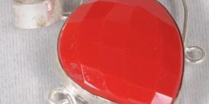 Semi-Coral Red Pendant