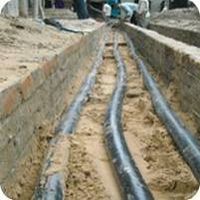 Solar Plant Cable Work