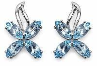 Silver Gemstone Earrings