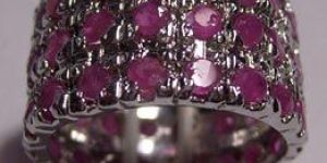 Ruby Silver Ring