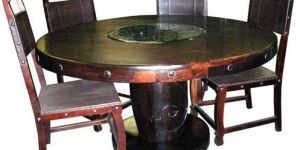 Item Code 08 (16) Wooden Dining Table Set