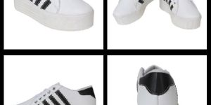 White Canvas Shoes