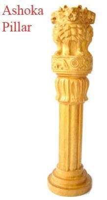 Wooden Ashoka Pillars