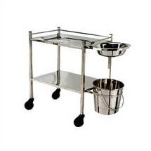 Stainless Steel Hospital Trolley