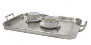 Pewter Tray With Handles