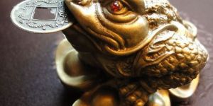 Frog With Lucky Coin