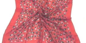 Silk Tabby Square Scarves