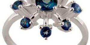 Silver Gemstone Rings  - Sgr 002