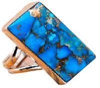 BLUE COPPER TURQUOISE Ring