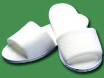 3mm  Open Toe Disposable Terry Towel Slippers