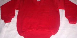 Wollen School Sweter Red