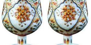 White Marble Glasses - 02