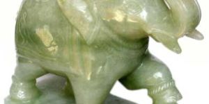 Jade Elephant Statue