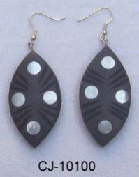 Wooden Earring (CJ-10100)