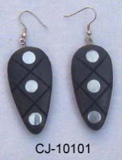 Wooden Earring (CJ-10101)