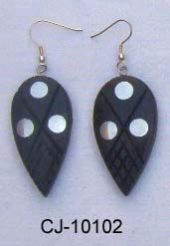 Wooden Earring (CJ-10102)