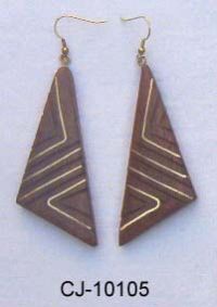 Wooden Earring (CJ-10105)