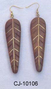 Wooden Earring (CJ-10106)