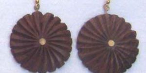 Wooden Earring (CJ-10109)