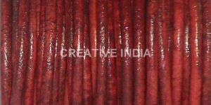 3mm Tie-N-Die Finish Leather Cord