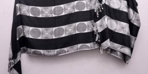Viscose Black & White Stoles