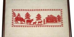 Embroidered Painting