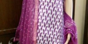 Bandhni Salwar, Cotton Printed Top