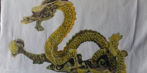 Dragon Oil Painting on Canvas