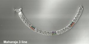 Maharaja Silver Anklets