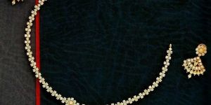 Diamond Studded Necklace Set