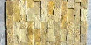 Ita Gold Small Mosaic, Natural Stone, Brown Antique Marble