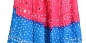 Cotton Bandhej Skirt