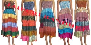 Wholesale Lot Patchwork Long Dress