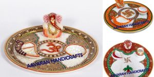 Marble Pooja Thali