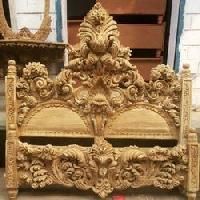 Carved Wooden Beds