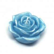 Blue Rose Floating Candles
