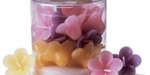 Mini Plumeria Floating Candles