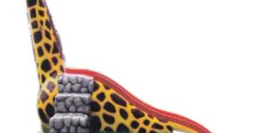 Zebra Fiber Animal Slide