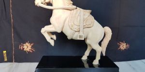 Wooden Horse Statues