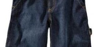 School Denim Half Pant