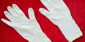 Long Grip Cotton Gloves