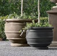 stone planters & tulsi planters